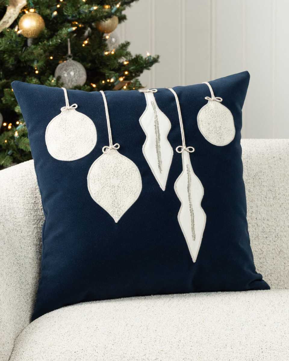 Ornaments Pillow, 20" Square